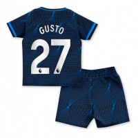 Chelsea Malo Gusto #27 Replica Away Minikit 2023-24 Short Sleeve (+ pants)